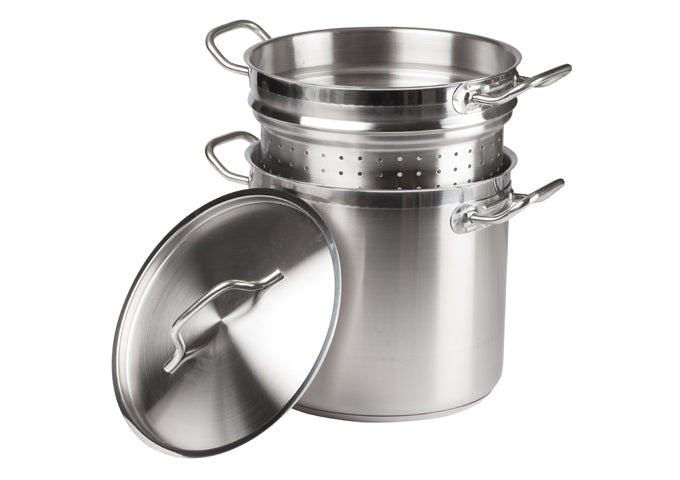 12 qt. SuperSteel Induction Pasta Cooker Set - Stainless