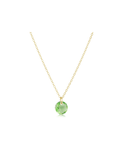 16" Necklace Gold - Reflection Small Charm - 08
