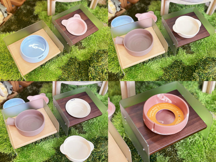 Shimanto Solid&Acrylic Adjustable Bowl Stand
