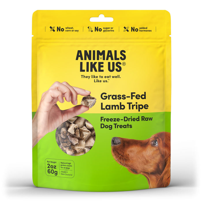 Animal Like Us Freeze Dried Grass Fed Lamb Tripe 60g