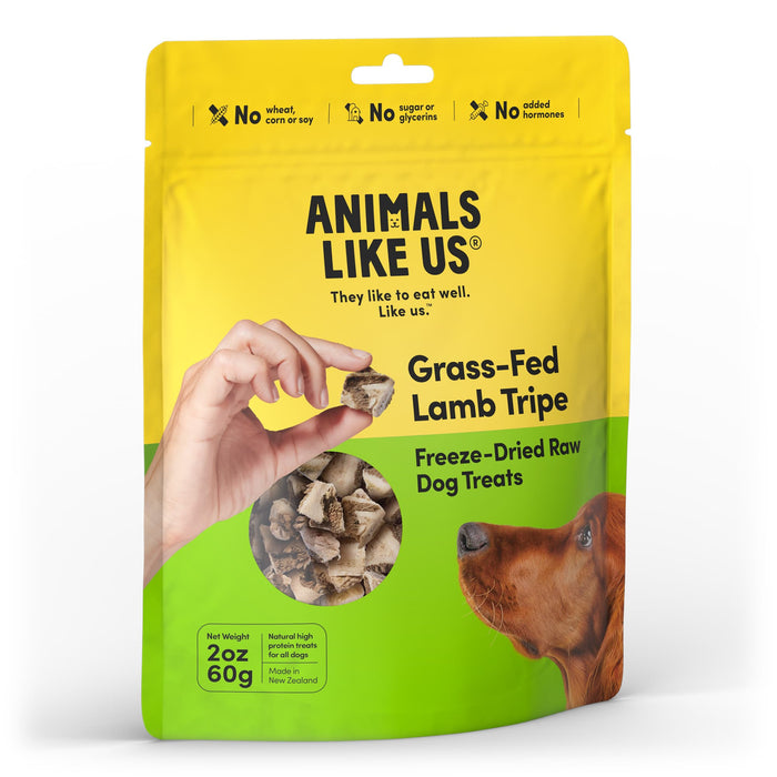 Animal Like Us Freeze Dried Grass Fed Lamb Tripe 60g