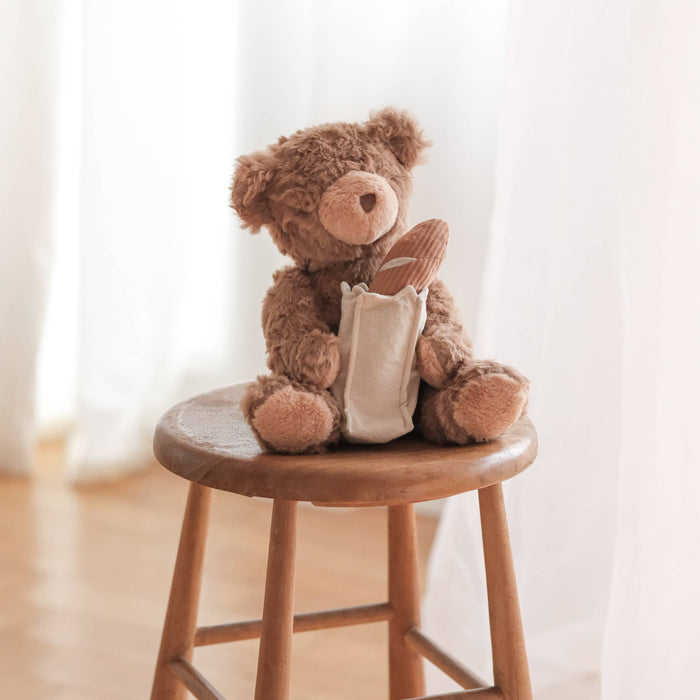 BAGUETTE TEDDY // DOG Toy // Cuddle + Squeaky