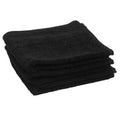 Black Microfibre Towels