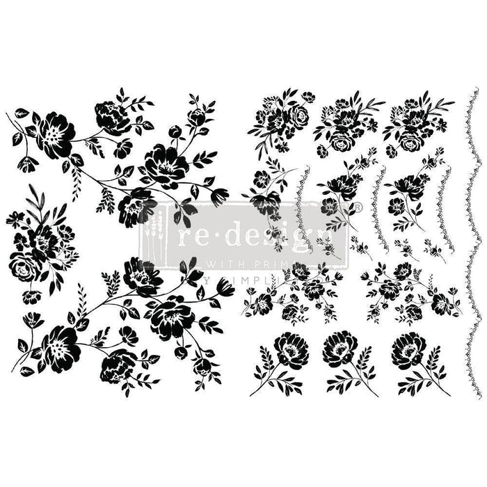Blossomy - Transferfolien H2O Wasserschiebefolie | Redesign - Lioness Vintage