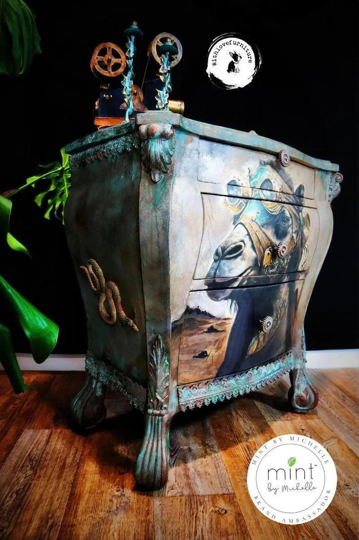 Carlito - Kamel | Decoupage Seidenpapier | Mint by Michelle - Lioness Vintage