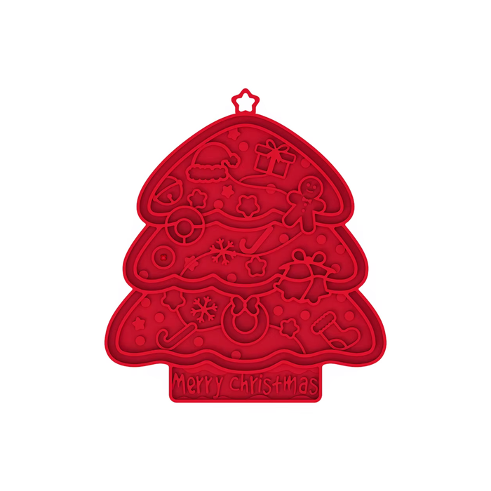 Christmas Lick Mat - Red