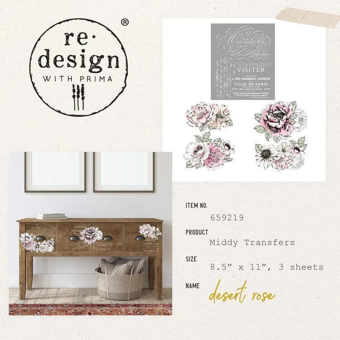 Desert Rose | Redesign | Middy Transfers - Lioness Vintage