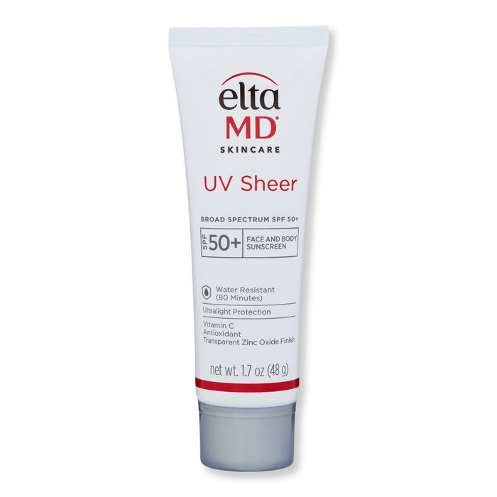EltaMD UV Sheer SPF 50+ Face and Body Sunscreen Lotion