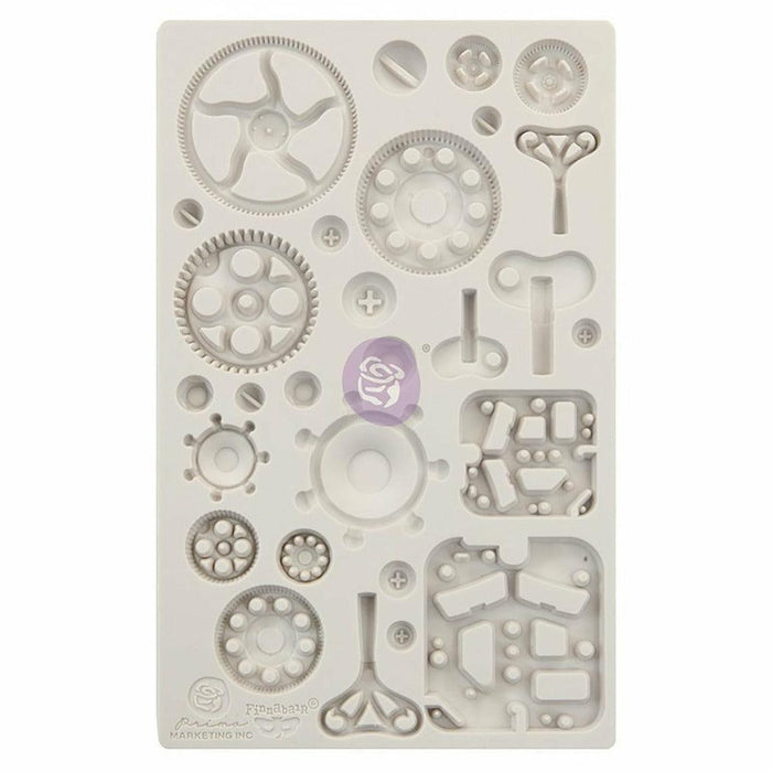 Finnabair Mould | Mechanica | Zahnrad Steampunkt Silikonform - Lioness Vintage