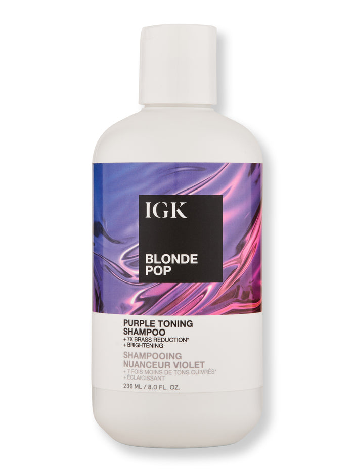 iGK Blonde Pop Purple Toning Shampoo