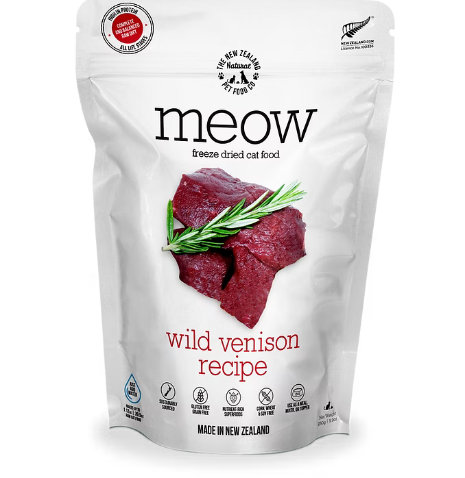 IN STORE ONLY MEOW Freeze-Dried Cat Food 280g