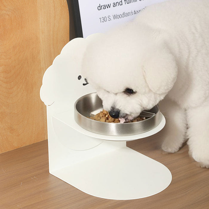 Magnetic Pet Bowl Stand Marshmallow