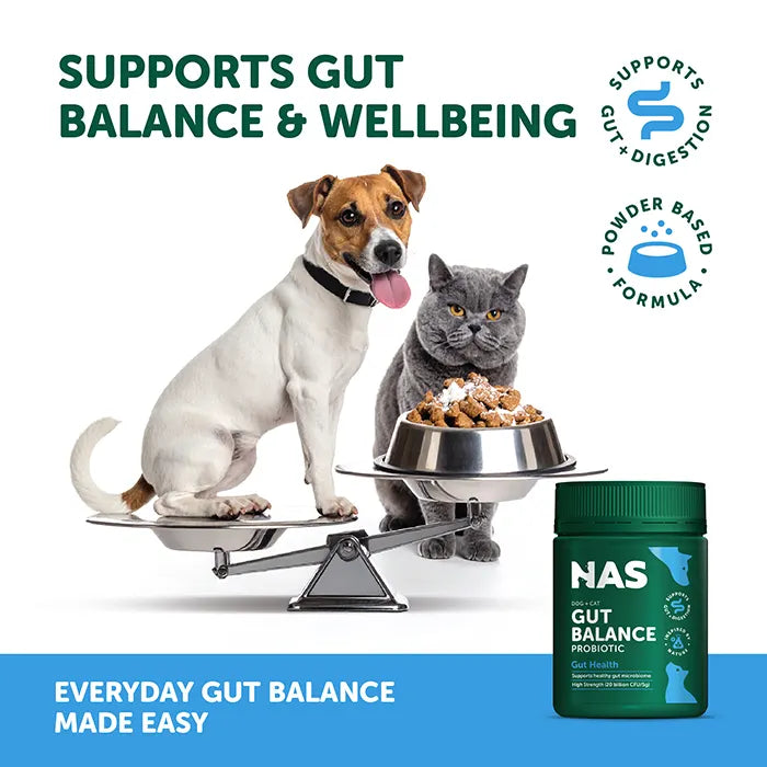 NAS Gut Balance Probiotic 80g for Dogs&Cats