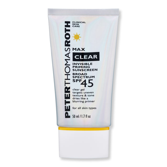 Peter Thomas Roth Max Clear Invisible Priming Sunscreen Broad Spectrum SPF 45