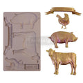 Prima ReDesign Mould - Farm Animals - Lioness Vintage