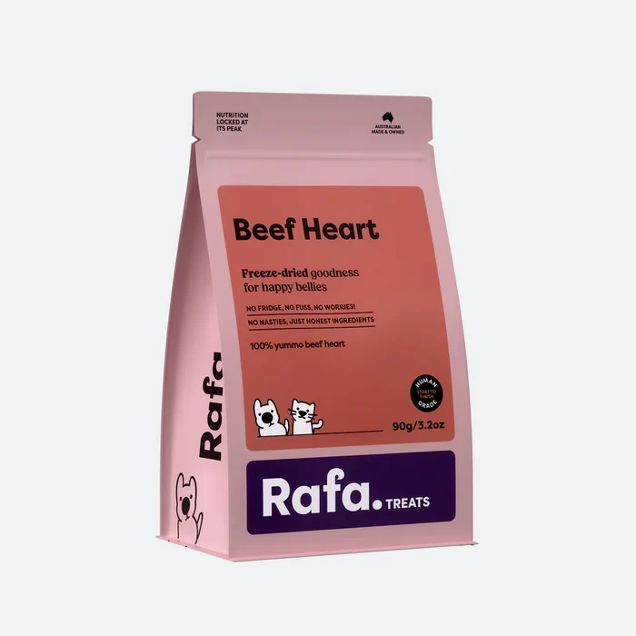 RAFA Freeze-Dried Beef Heart 90g