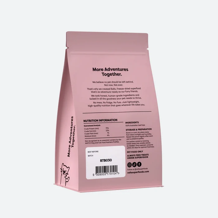 RAFA Freeze-Dried Beef Tripe 90g