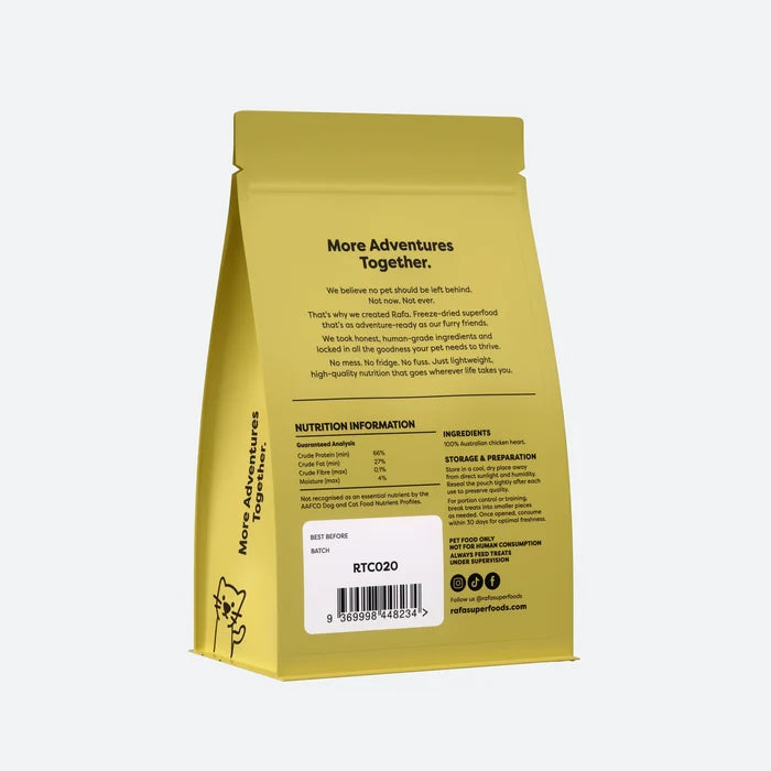 RAFA Freeze-Dried Chicken Heart 60g