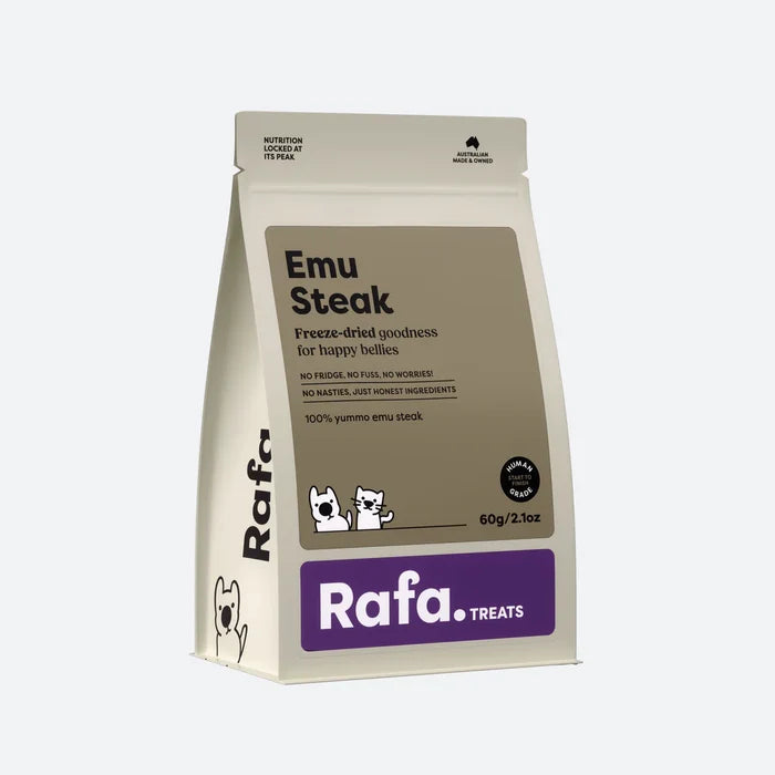 RAFA Freeze-Dried Emu Steak 60g