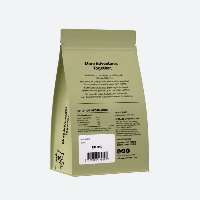 RAFA Freeze-Dried Lamb Tripe 90g