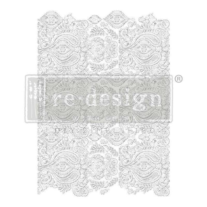 Redesign Decor Transfers® - White Engraving - weiße Spitze - Lioness Vintage