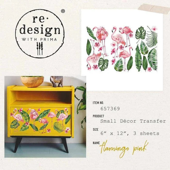 Redesign Transfer | Flamingo Pink - Lioness Vintage