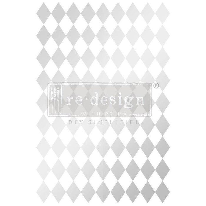 Redesign Transfer | Silver Harlequin | Rautenmuster - Lioness Vintage