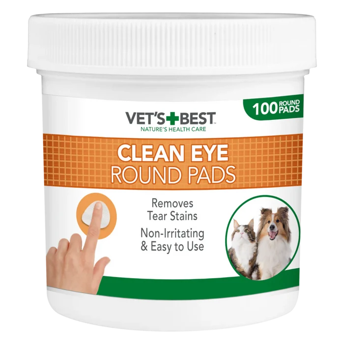 Vet's Best Clean Eye Round Pads 100pcs